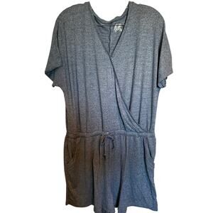 32 DEGREES Women's Soft Comfy Romper Quick Dry Stretch Comfort, Blue Large